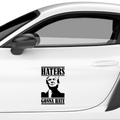 Haters gonna hate Trump Aufkleber - Beispielansicht