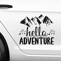Hello adventure Aufkleber - Beispielansicht