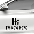 Hi im new here Aufkleber - Beispielansicht