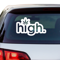 High Aufkleber - Beispielansicht