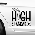 High Standart Aufkleber - Beispielansicht