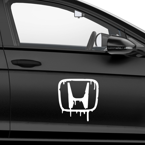Honda Logo Abstrakt Aufkleber - Beispielansicht