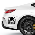 I Love Hot Moms Emblem Aufkleber - Beispielansicht