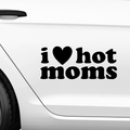 I Love Hot Moms Sticker - Beispielansicht