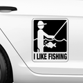 I like fishing Aufkleber - Beispielansicht