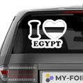 I love Agypten Aufkleber 3 - Beispielansicht