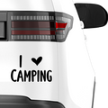 I love camping Aufkleber - Beispielansicht