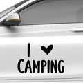 I love camping Aufkleber - Beispielansicht