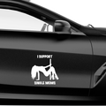 I support single moms Aufkleber.2 - Beispielansicht