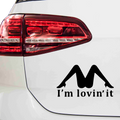 Im lovin' it Aufkleber - Beispielansicht