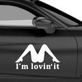 Im lovin' it Aufkleber - Beispielansicht