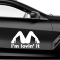 Im lovin it Aufkleber 1.5 - Beispielansicht