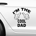 Im the cool Dad Aufkleber - Beispielansicht