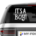 Its a Boy Aufkleber - Beispielansicht
