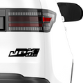 JDM Logo Abstrakt Aufkleber - Beispielansicht
