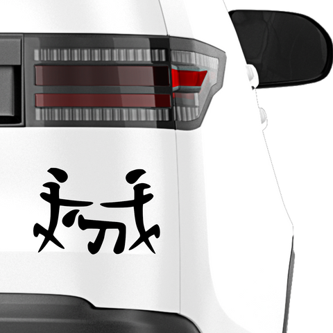 Japanisch nicht Französisch Aufkleber - Beispielansicht