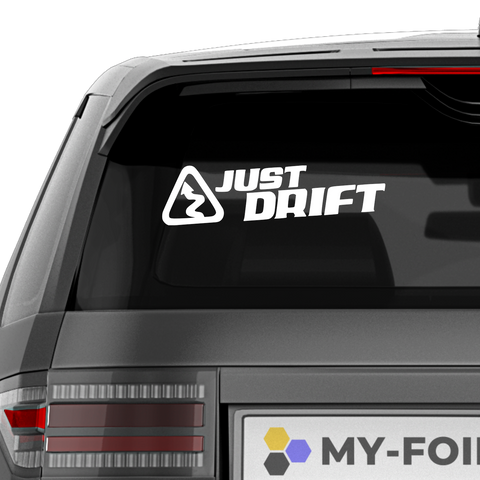 Just Drift Aufkleber - Beispielansicht