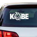 Kobe Aufkleber - Beispielansicht