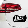 Lies Lays Fakelogo Aufkleber - Beispielansicht