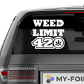 Limit 420 Aufkleber - Beispielansicht