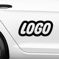 Logo Lego Fakelogo Aufkleber - Beispielansicht