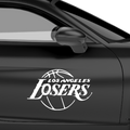 Loosers Lakers Fakelogo Aufkleber - Beispielansicht