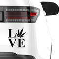 Love Weed Aufkleber - Beispielansicht