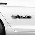 LowLife Schriftzug Aufkleber 2 - Beispielansicht