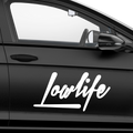 Lowlife Schriftzug Aufkleber 10 - Beispielansicht
