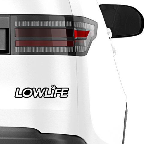 Lowlife Schriftzug Aufkleber 11 - Beispielansicht