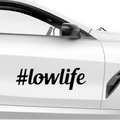 Lowlife Schriftzug Aufkleber 1 - Beispielansicht
