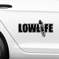 Lowlife Schriftzug Aufkleber 5 - Beispielansicht