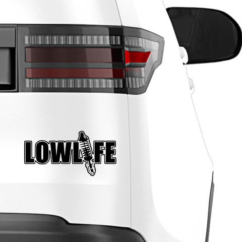 Lowlife Schriftzug Aufkleber 5 - Beispielansicht
