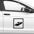 Lowrider Auto Aufkleber4 - Beispielansicht