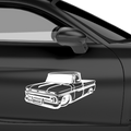 Lowrider Auto Aufkleber 1 - Beispielansicht