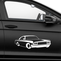 Lowrider Auto Aufkleber 2 - Beispielansicht