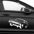 Lowrider Auto Aufkleber 7 - Beispielansicht