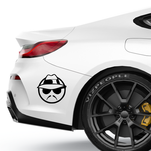Lowrider Logo Aufkleber - Beispielansicht