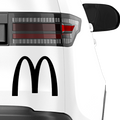 MC Donalds M Aufkleber - Beispielansicht