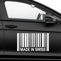 Made in Swiss Aufkleber - Beispielansicht