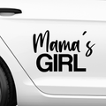 Mamas Girl Aufkleber - Beispielansicht