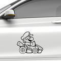 Mario Cart Aufkleber - Beispielansicht