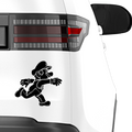 Mario Rennszene Aufkleber - Beispielansicht