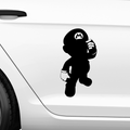 Mario Silhouette Aufkleber - Beispielansicht