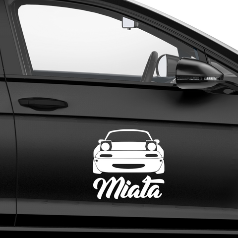 Miata Aufkleber - Beispielansicht