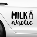 Milkaholic Aufkleber - Beispielansicht