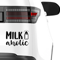 Milkaholic Aufkleber - Beispielansicht