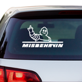 Misbehaving Michellin Fakelogo Aufkleber - Beispielansicht