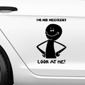 Mr Meeseeks Aufkleber - Beispielansicht