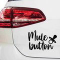 Mute button Aufkleber - Beispielansicht